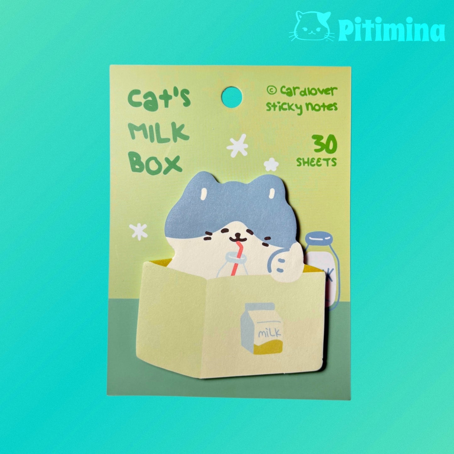 Cat's Box Sticky Notes