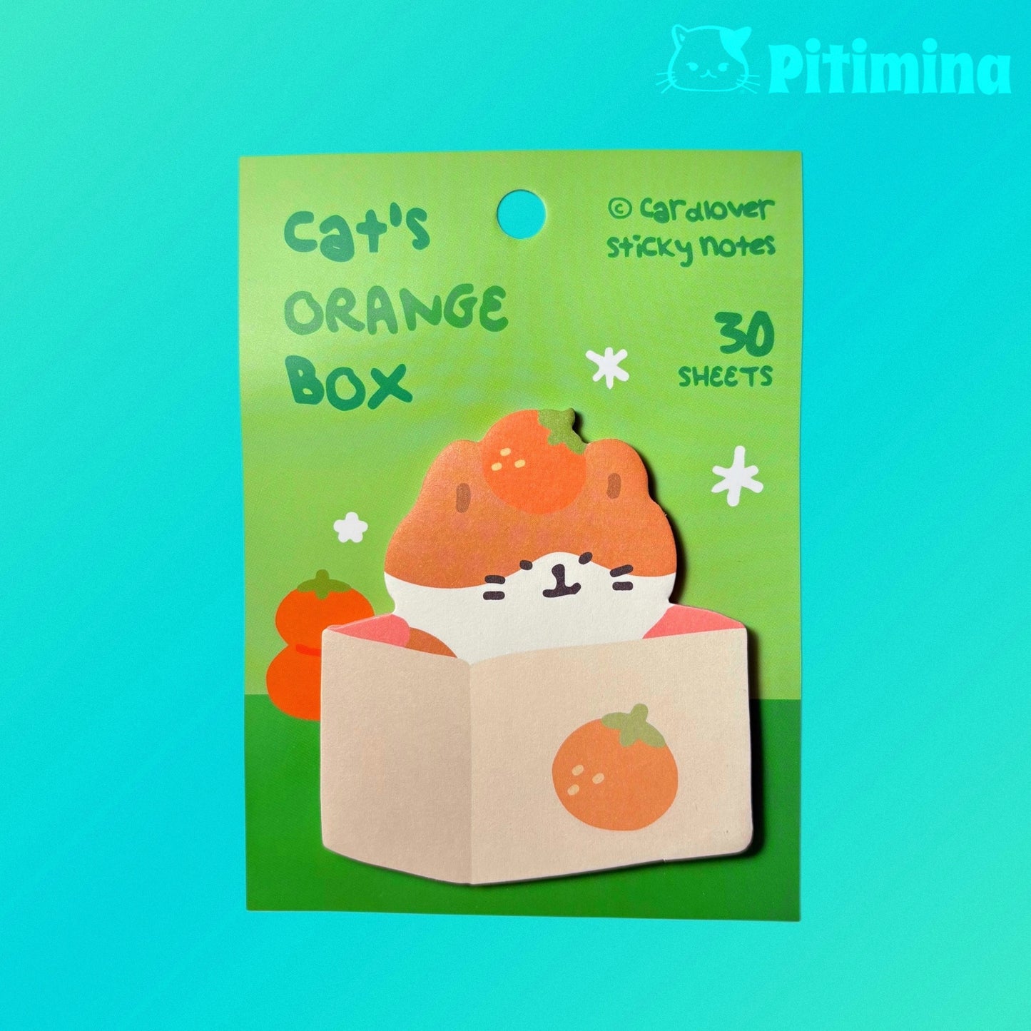 Cat's Box Sticky Notes
