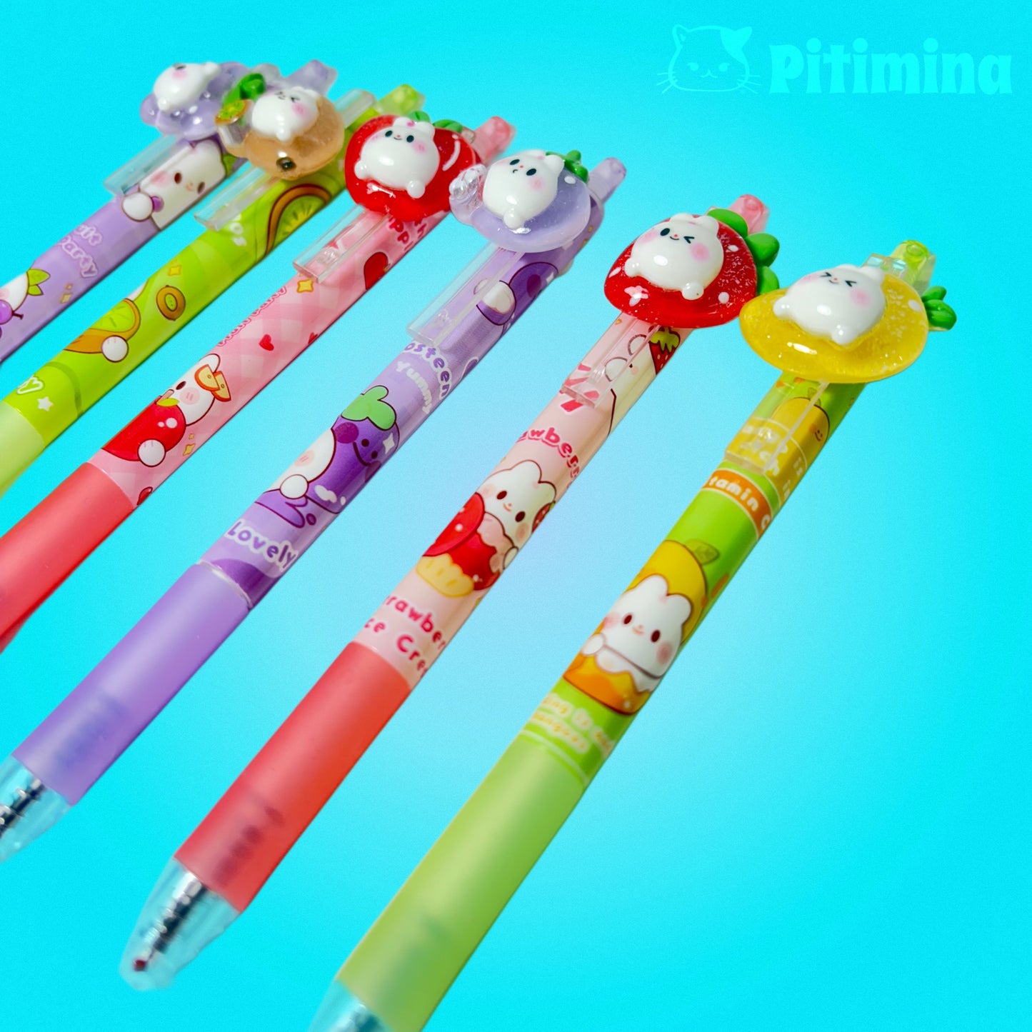 Rabbit and Fruit Pens