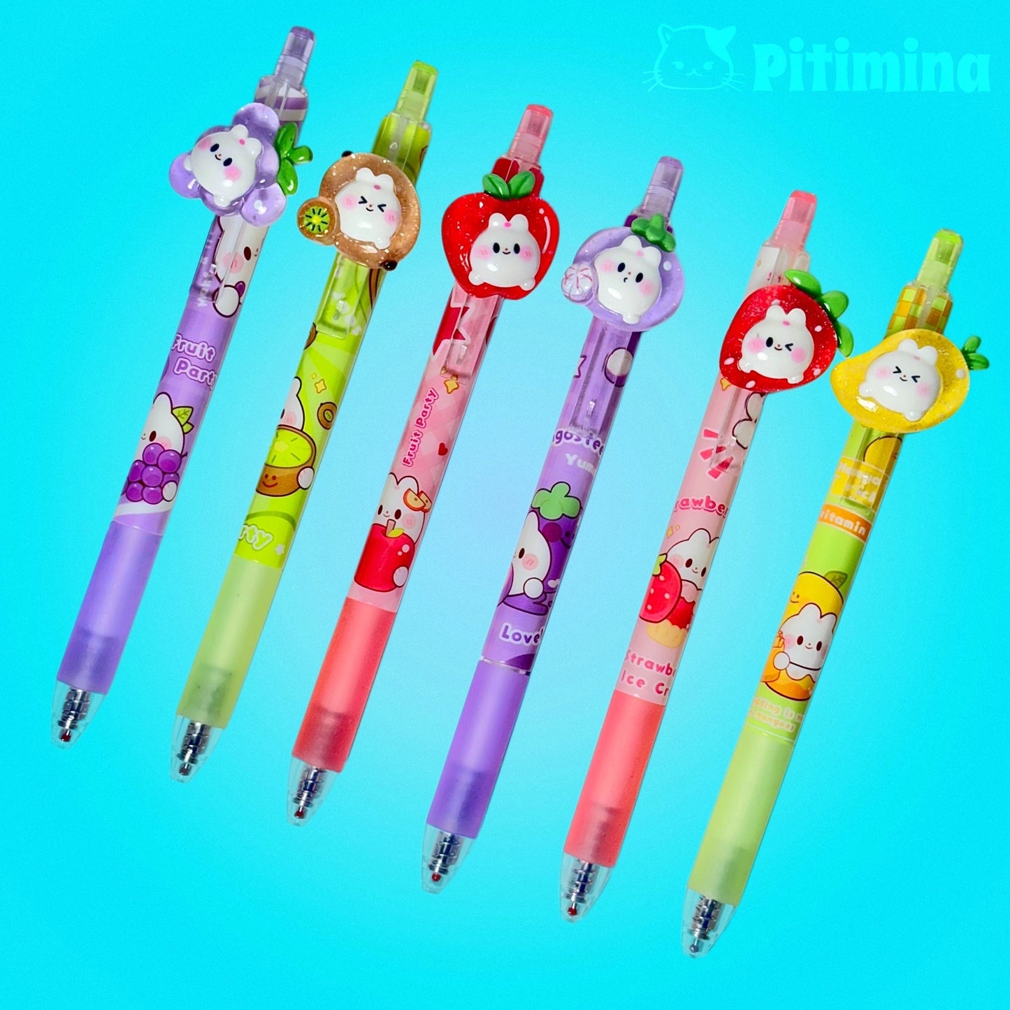 Rabbit and Fruit Pens