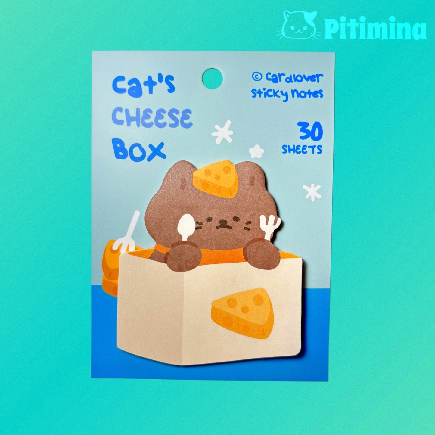 Cat's Box Sticky Notes