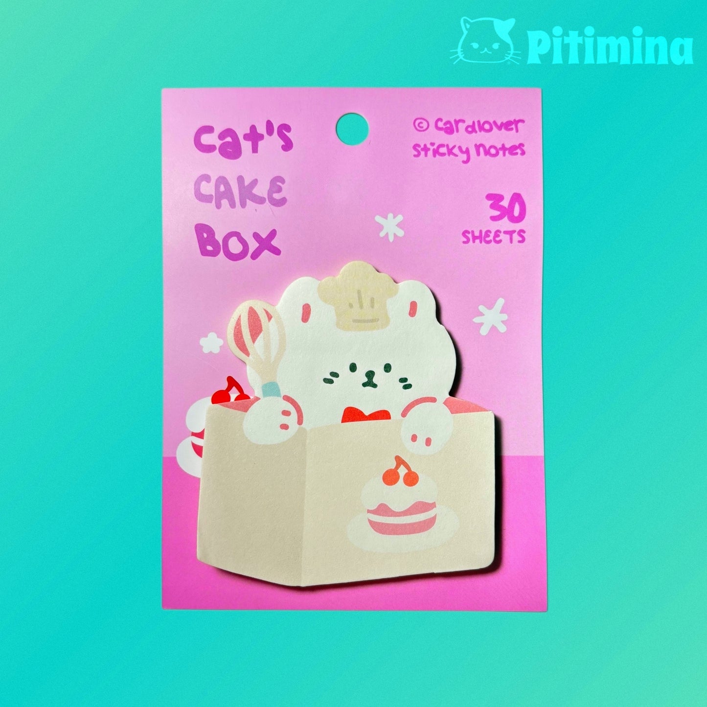 Cat's Box Sticky Notes