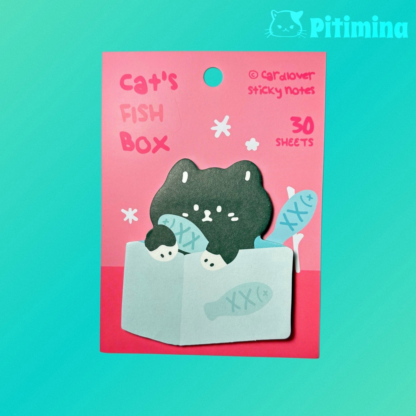 Cat's Box Sticky Notes