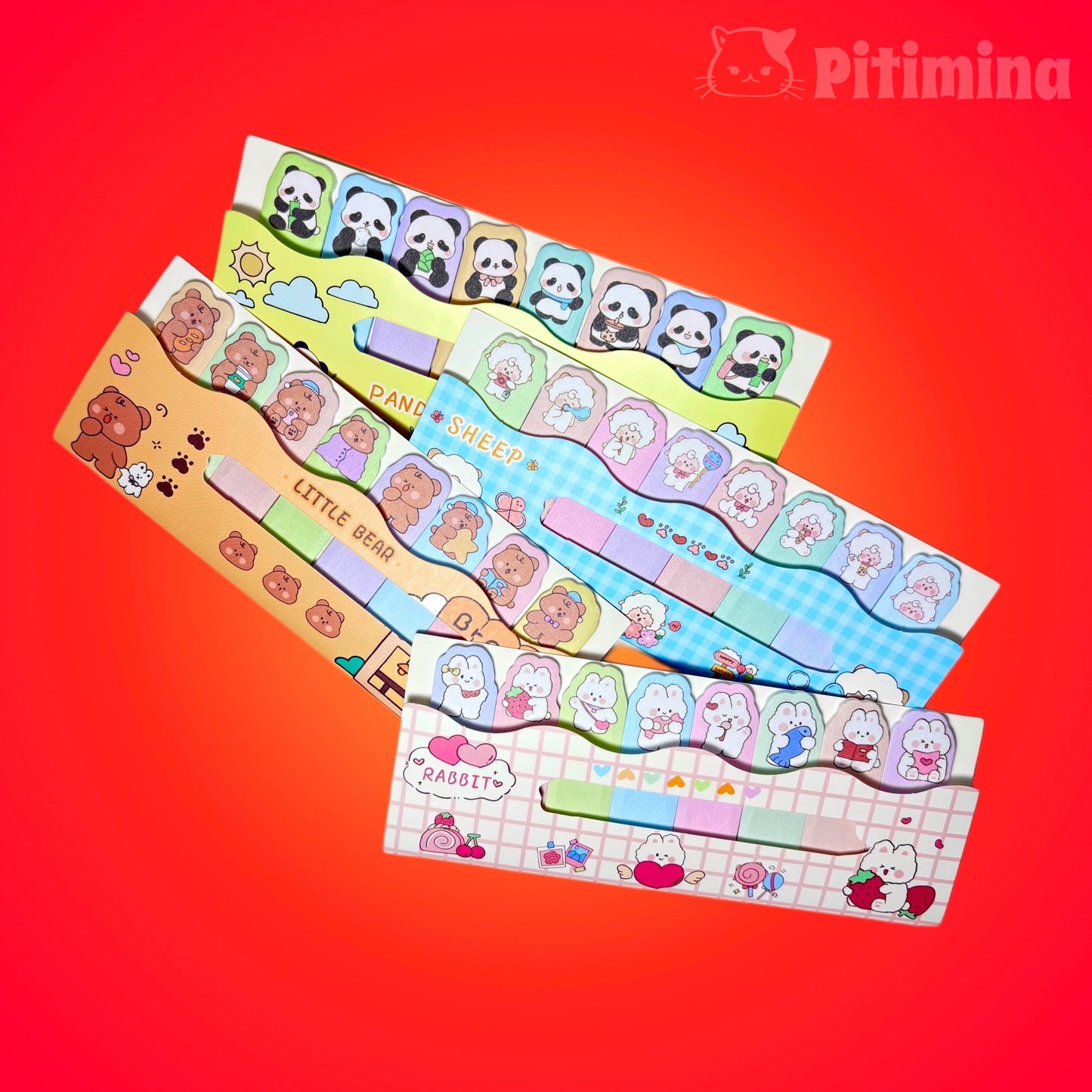 Etiquetas adhesivas con diseños